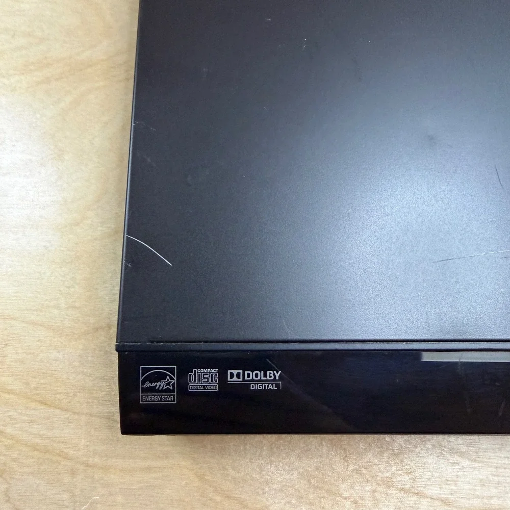 Sony DVP-SR210P DVD Player Black Progressive Scan with Remote and AV Cables